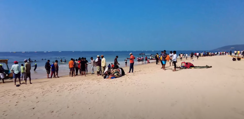 Calangute beach goa